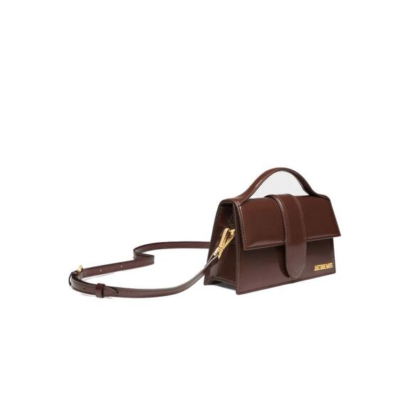 Jacquemus Midnight brown Leather Le Grand Bambino Women's Handbag - Picture 2 of 5
